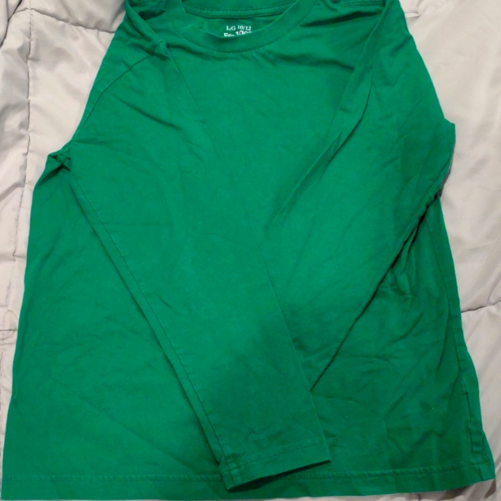 Boys Children's Place PLACE long sleeve kelly green